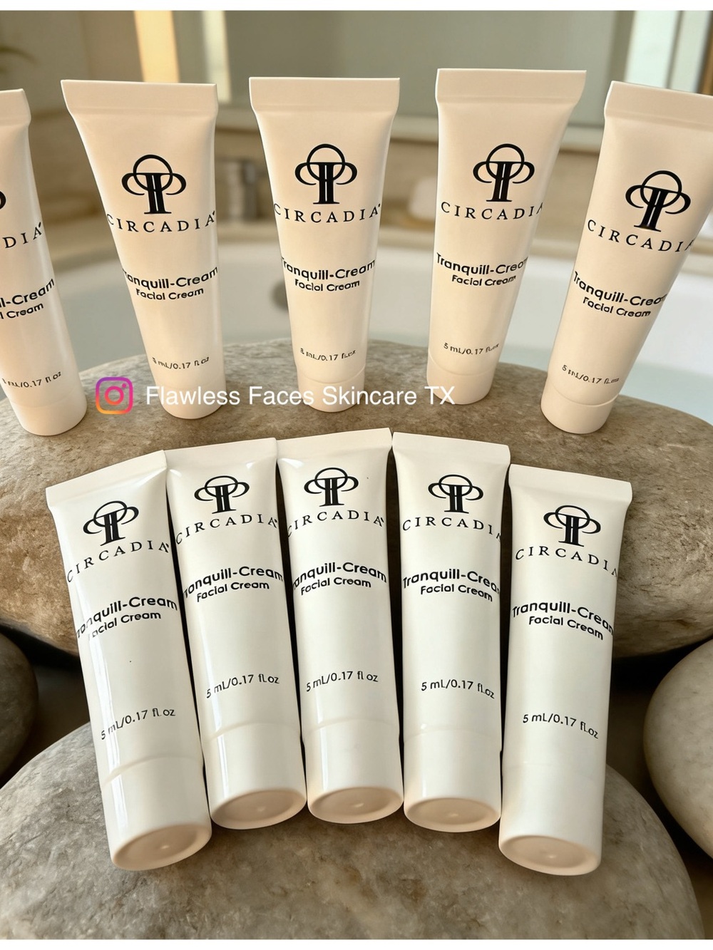 Circadia Tranquill-Cream Facial Cream - White Travel Tubes (10) exp 5/28